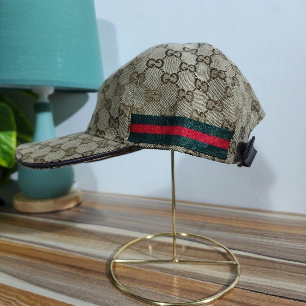 Casquette Gucci supreme web stripe