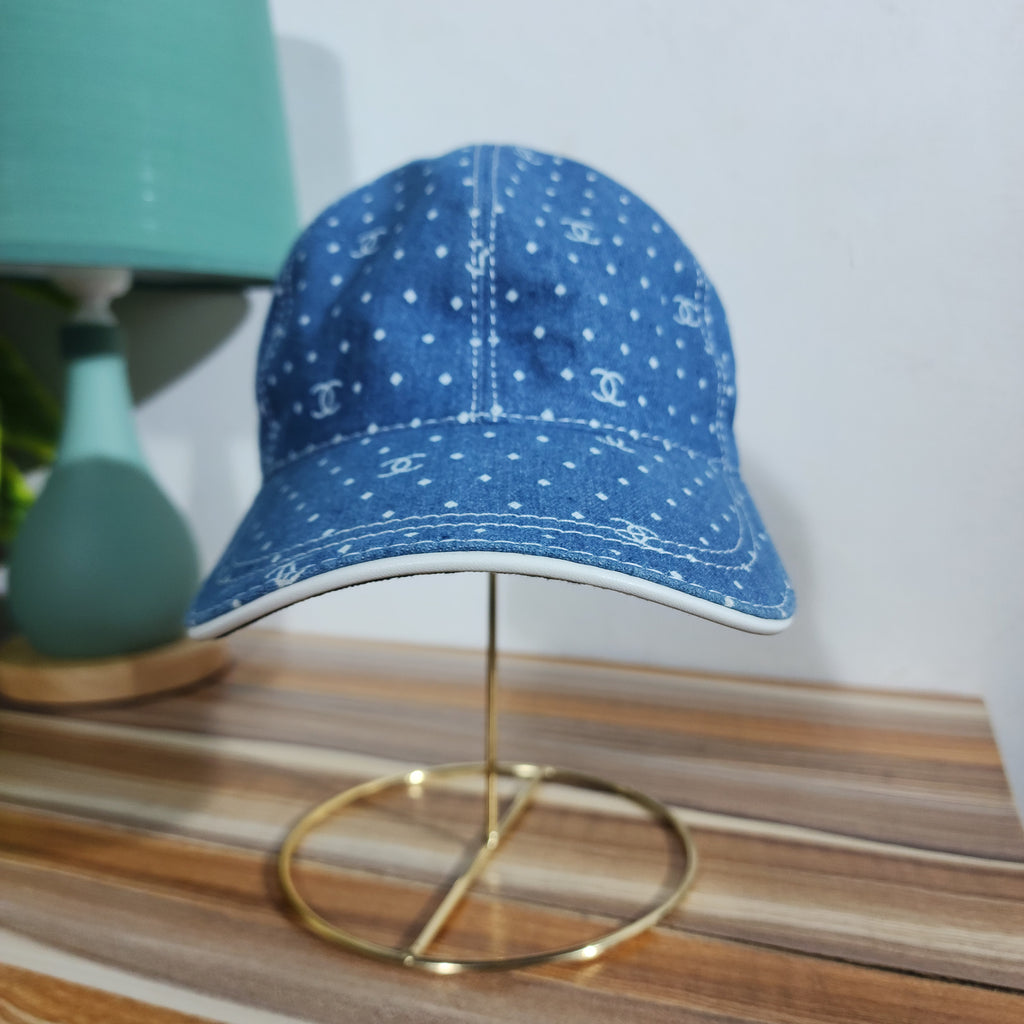 Casquette Chanel baseball denim