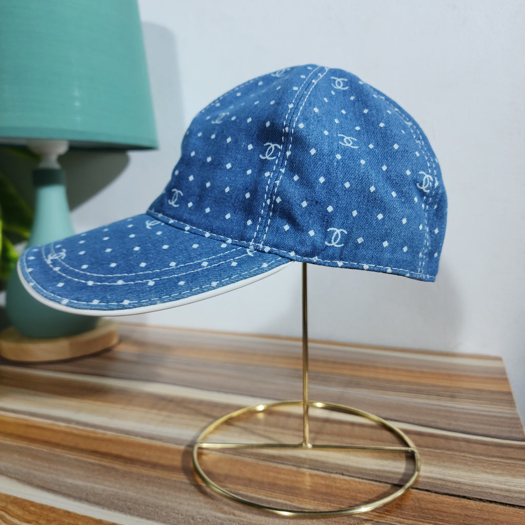 Casquette Chanel baseball denim