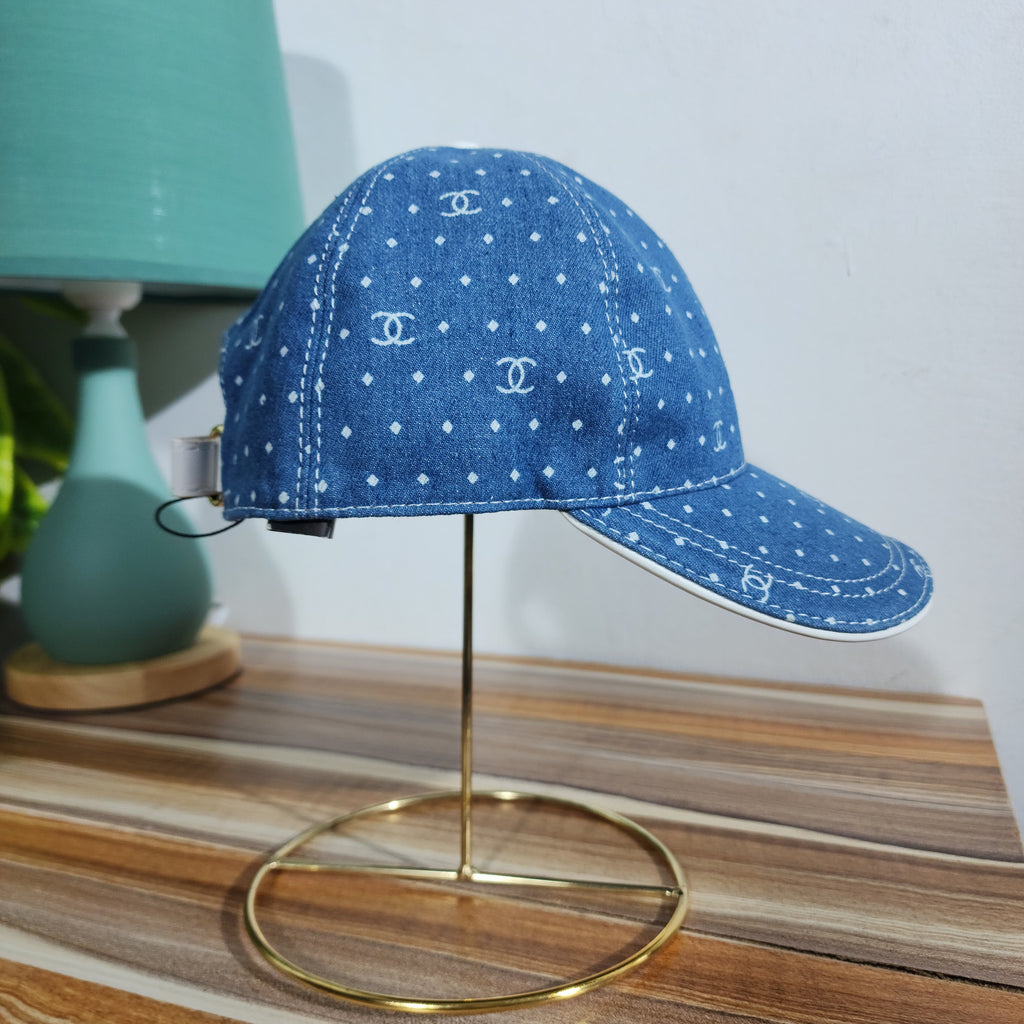 Casquette Chanel baseball denim