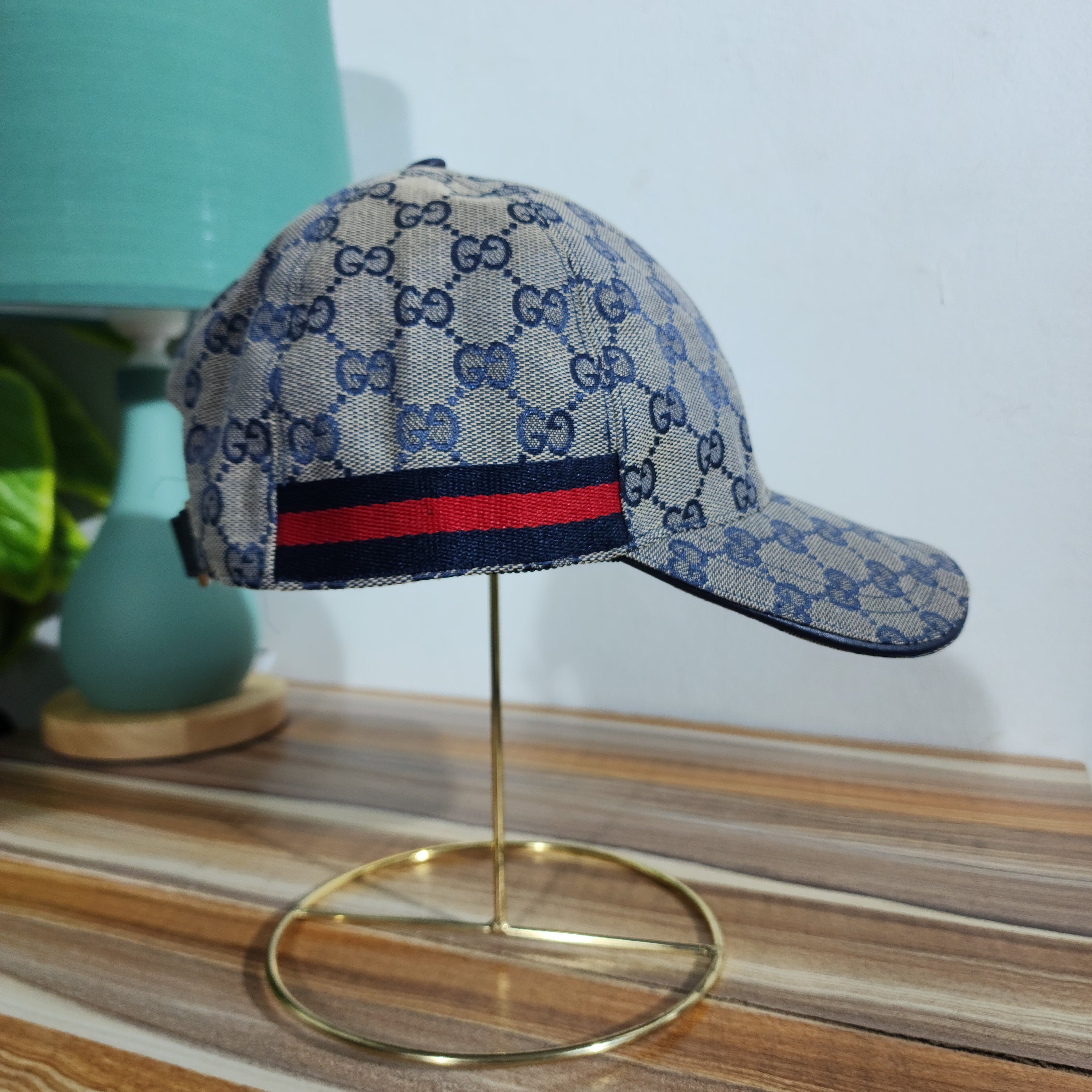 Casquette Gucci supreme web stripe